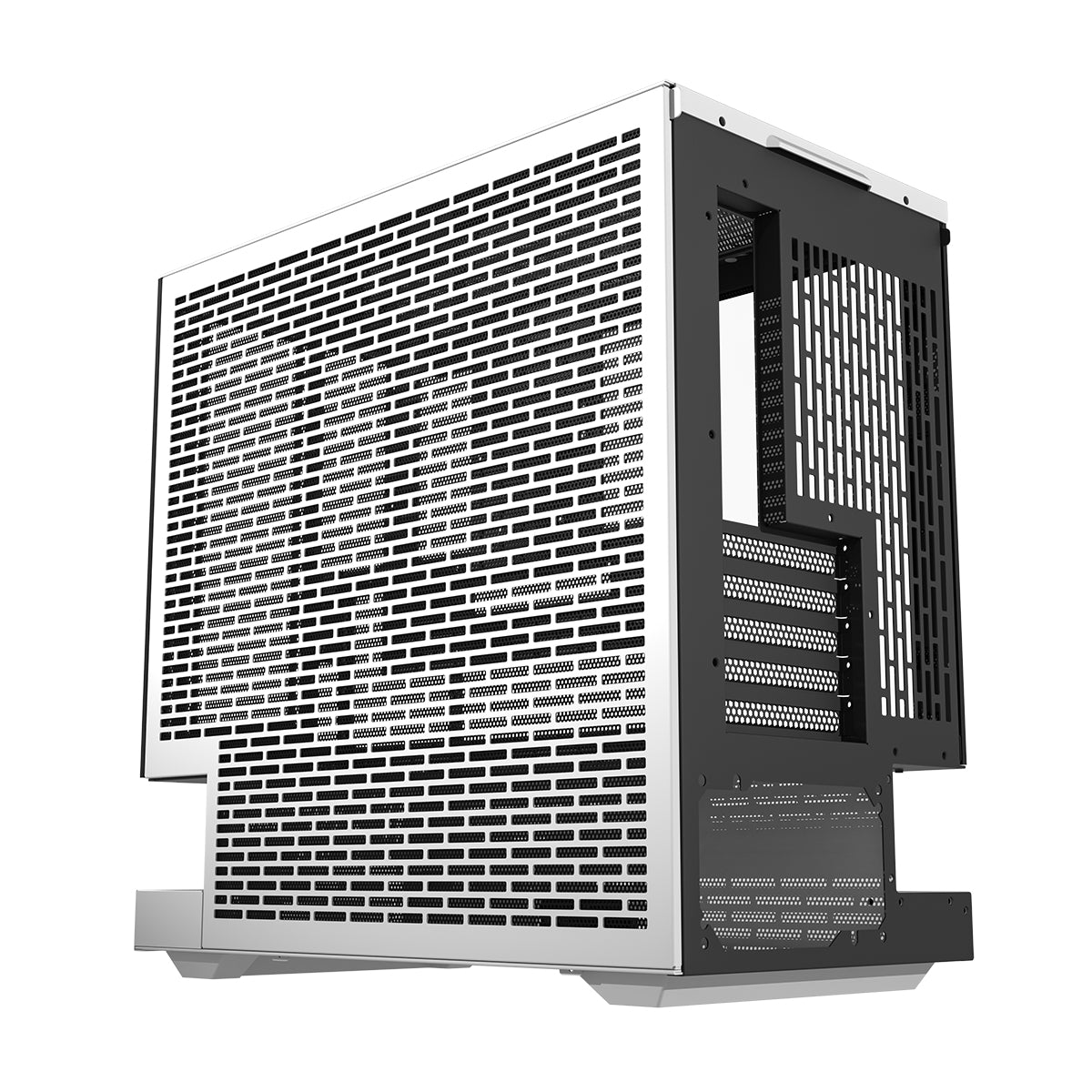 DarkFlash Floatron F1 B&W Combo M-ATX PC Case Tempered Glass Panel