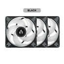 Arctic P14 PWM PST A-RGB Semi-Passive 140mm 3-Pack Fan (Black) (ACFAN00257A)