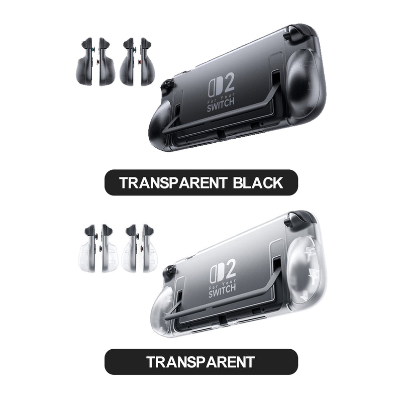JSAUX Split Transparent Ergonomic Protective Case for Nintendo Switch 2