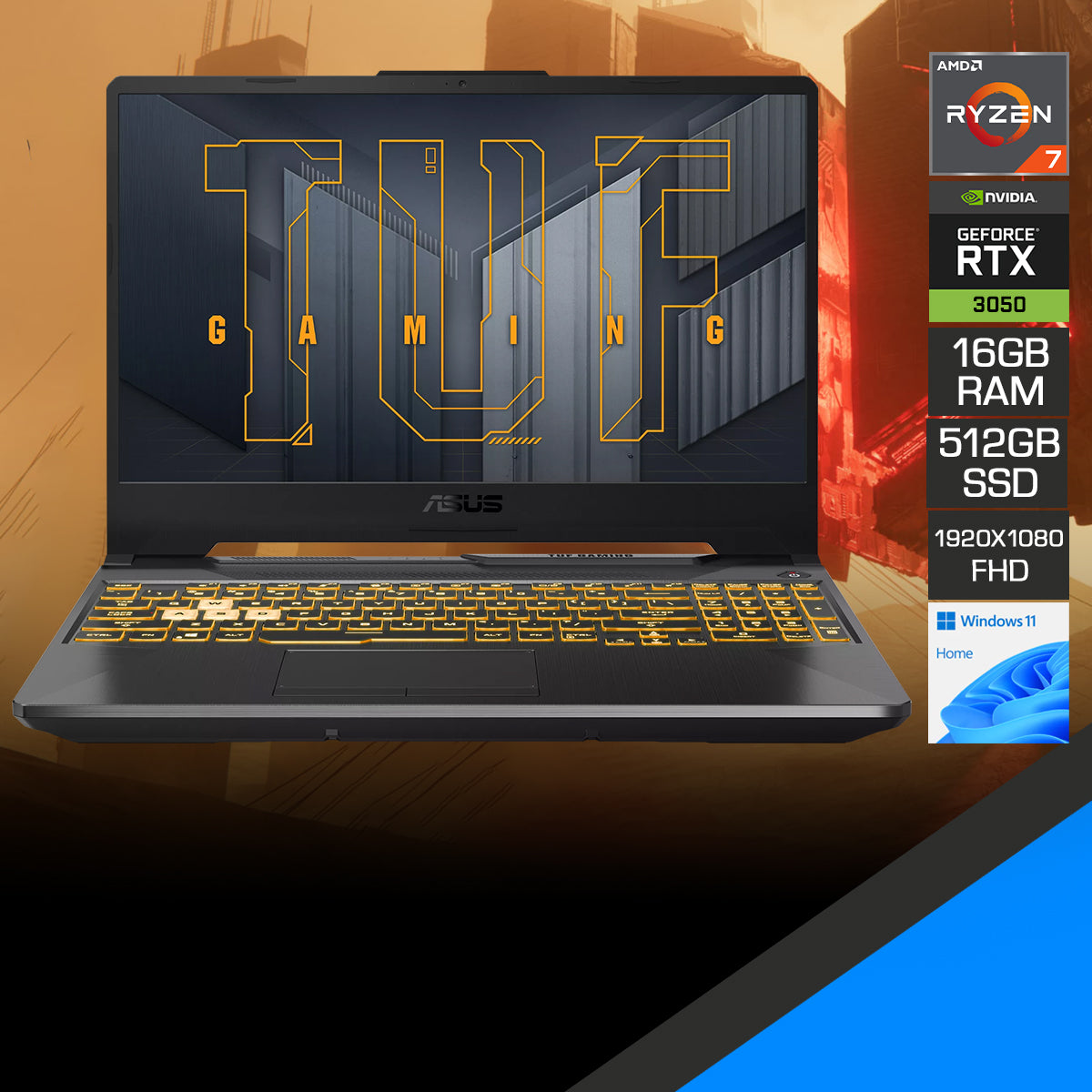 Asus TUF Gaming A15 FA506NCG-HN184W Laptop (Graphite Black)