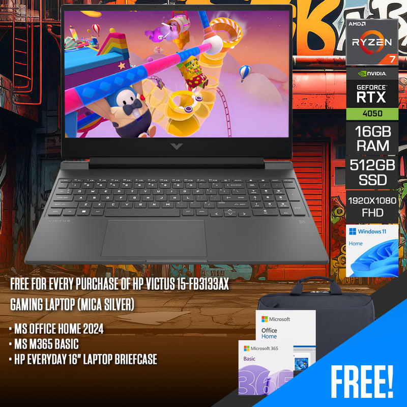 HP Victus 15-FB3133AX Gaming Laptop (Mica Silver)