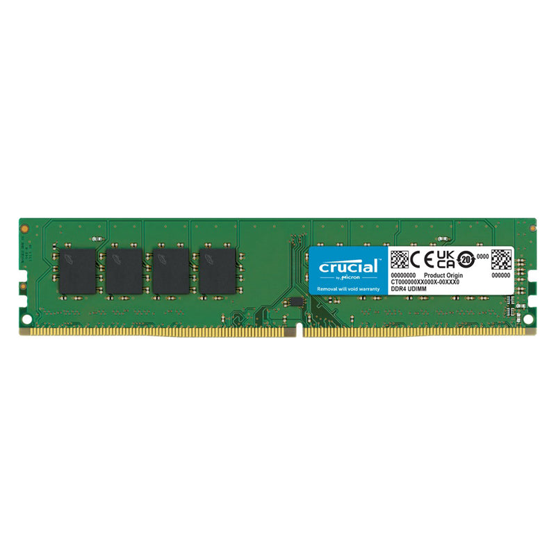 Crucial 8GB DDR4 2400MHz CL17 UDIMM Desktop Memory (CT8G4DFD824A)