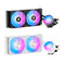 Ocypus Delta L24 240MM RGB AIO Liquid CPU Cooler (Black, White)