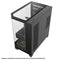 Coolman Zentra Luxe ATX Vision PC Case (Black, White)