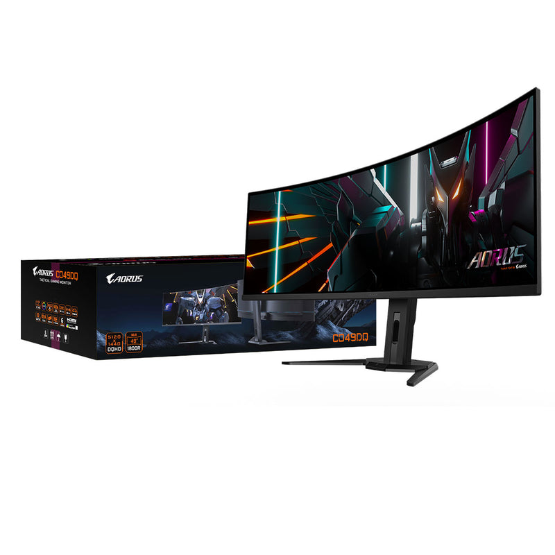 Gigabyte Aorus CO49DQ 49" DQHD (5120x1440) 144Hz 0.03ms GTG OLED Curved Gaming Monitor