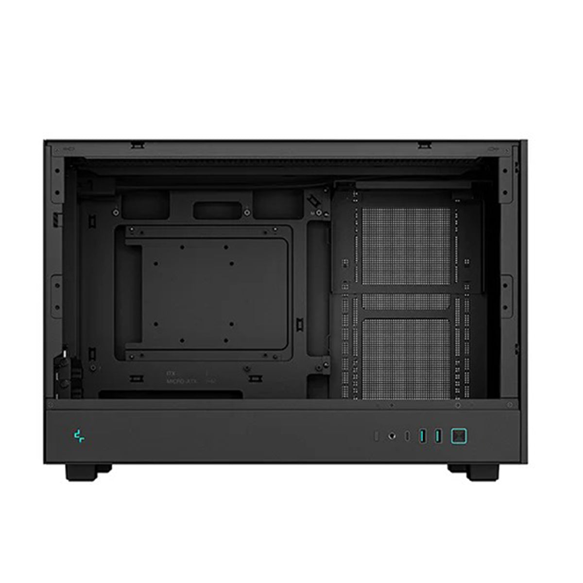 Deepcool CH260 High Airflow Mesh Panels M-ATX Compact Case (Black, White)