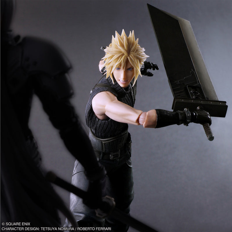 Final Fantasy VII Rebirth Play Arts-Kai Action Figure: Cloud Strife | DataBlitz