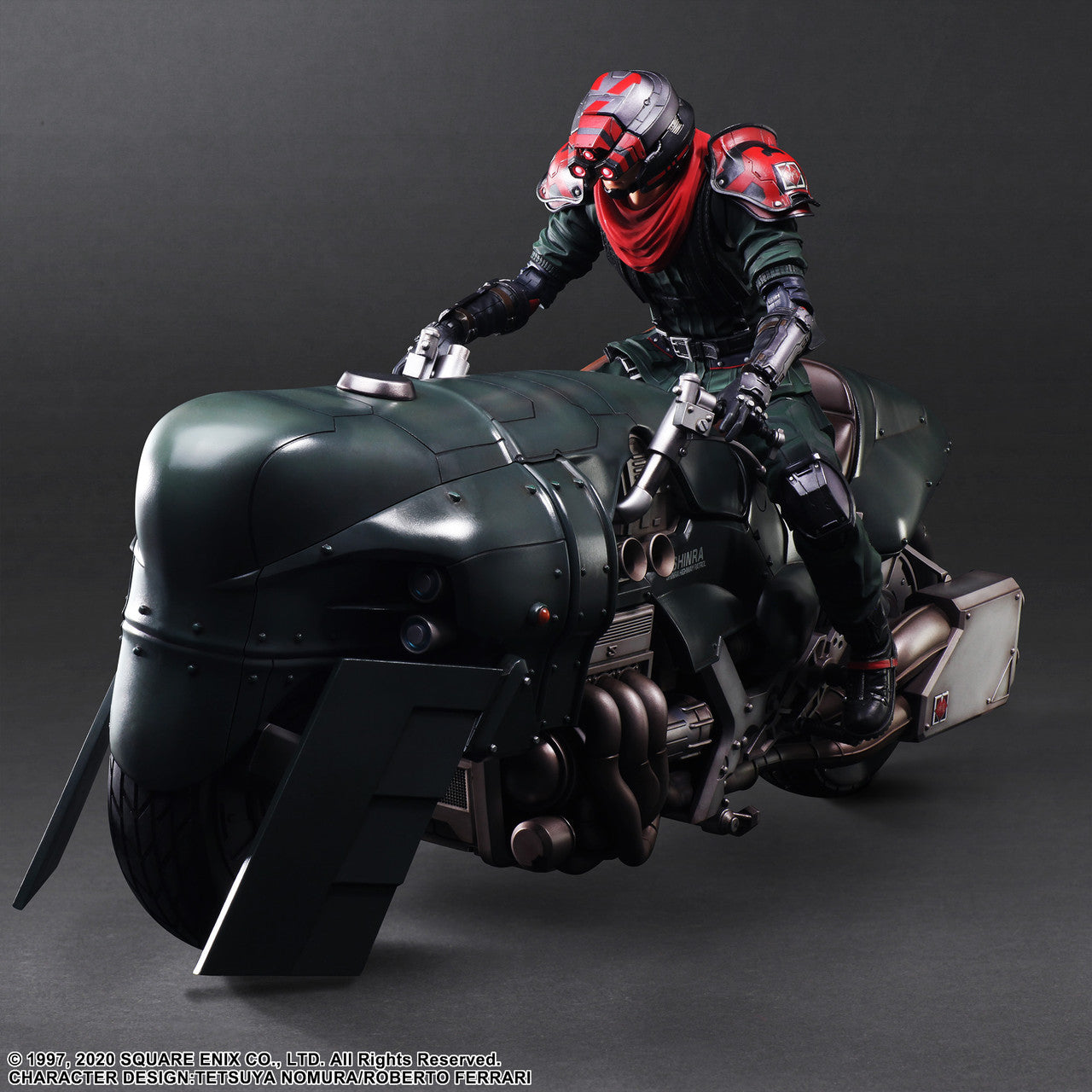 Final Fantasy VII Remake Play Arts-Kai Action Figure Shinra Elite Security Officer & Motorcycle Set