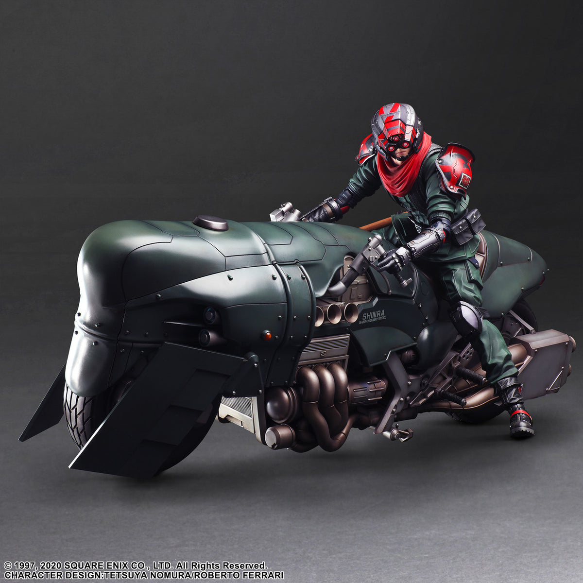 Final Fantasy VII Remake Play Arts-Kai Action Figure Shinra Elite Security Officer & Motorcycle Set