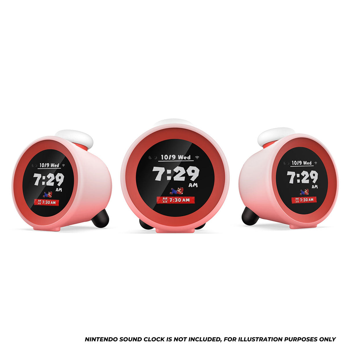 Dobe Silicone Case for Nintendo Sound Clock (Red, Misty White) TNS-31101