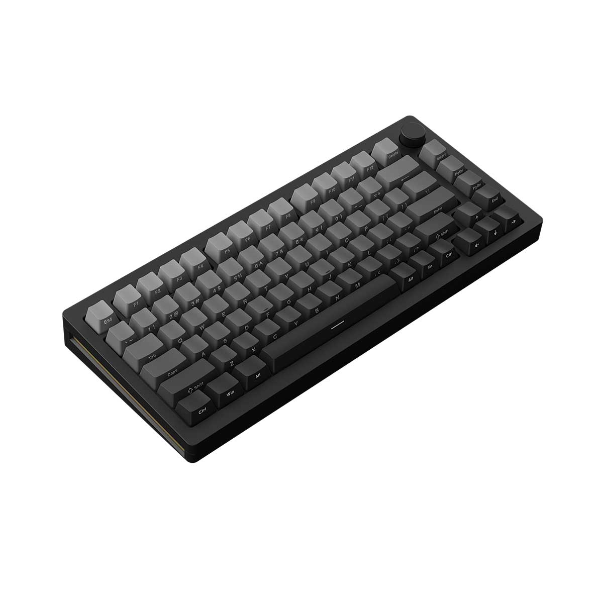 Monsgeek M1W Multi-Mode RGB Hot-Swappable Mechanical Keyboard Black (Akko v3 Piano Pro)