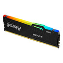 Kingston Fury Beast RGB  16GB DDR5 6000MT/s CL30-36-36 1.4V EXPO/XMP Desktop Memory (KF560C30BBEA-16)