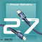 Promate FletchLink-Ci Tough-Built 27W Power Delivery 120cm USB-C to Lightning Cable
