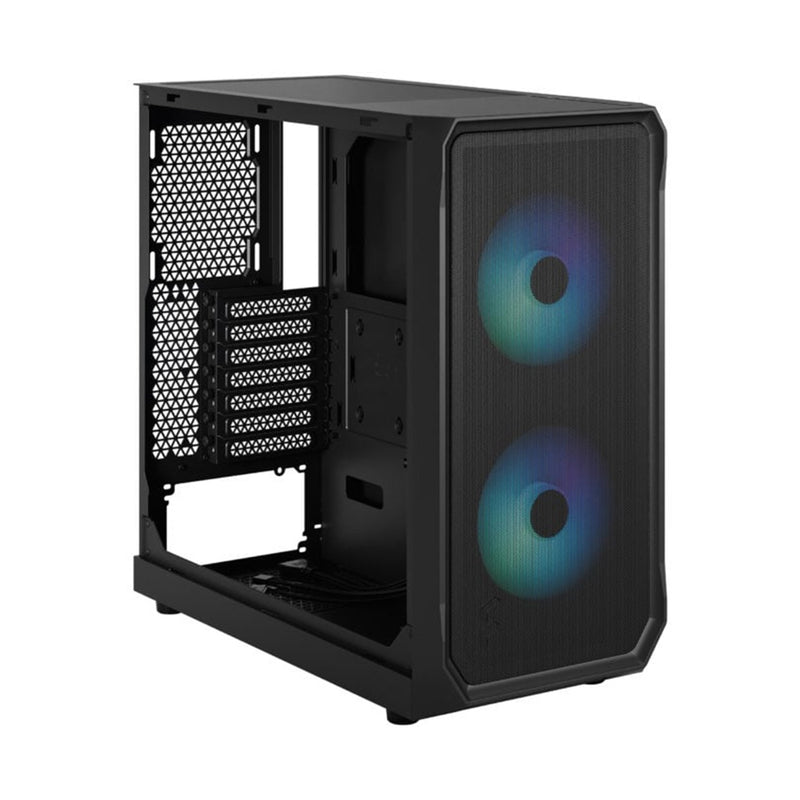 Fractal Design Focus 2 Computer Case (RGB Black TG Clear Tint) (FD-C-FOC2A-03)