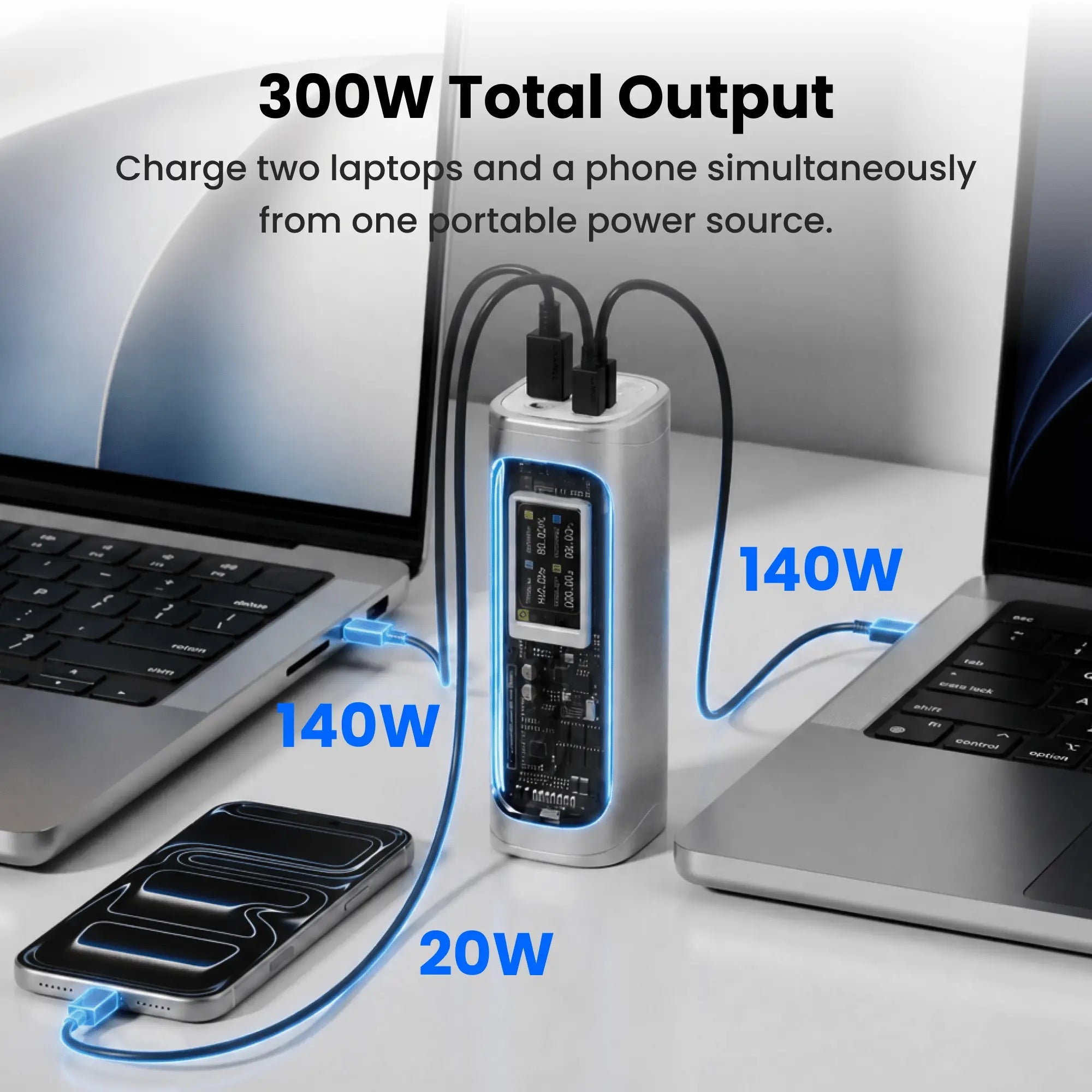 Shargeek 300 Power Bank 24000mAh 300W (Silver) (X3)
