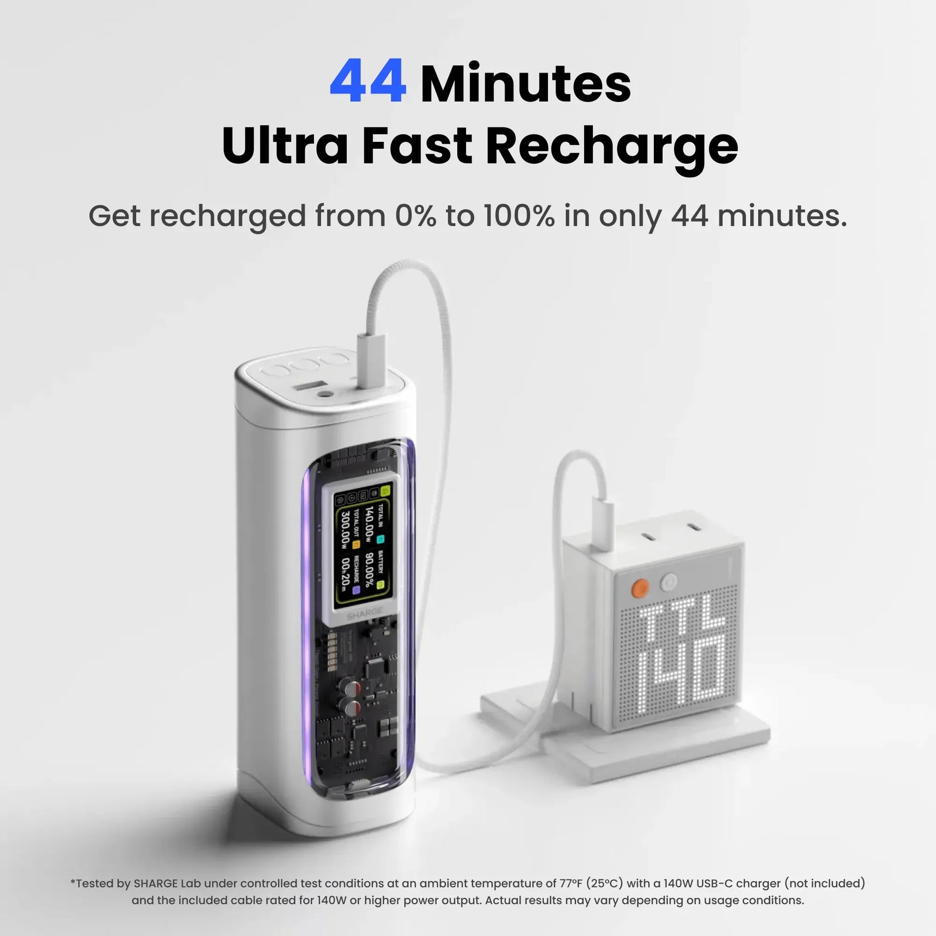 Shargeek 300 Power Bank 24000mAh 300W (Silver) (X3)