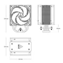 Arctic Freezer 36 CO | Multi Compatible Tower CPU Cooler for Continuous Operation (Black)