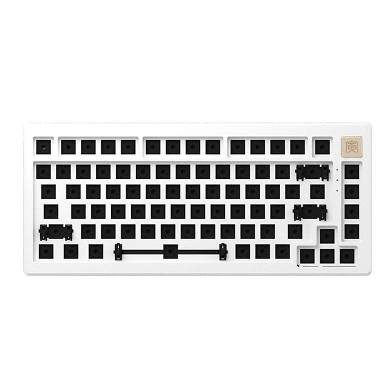 AKKO MOD006 RGB Hot-Swappable Mechanical Keyboard DIY Kit With Gasket Mount Structure (Pearl White)