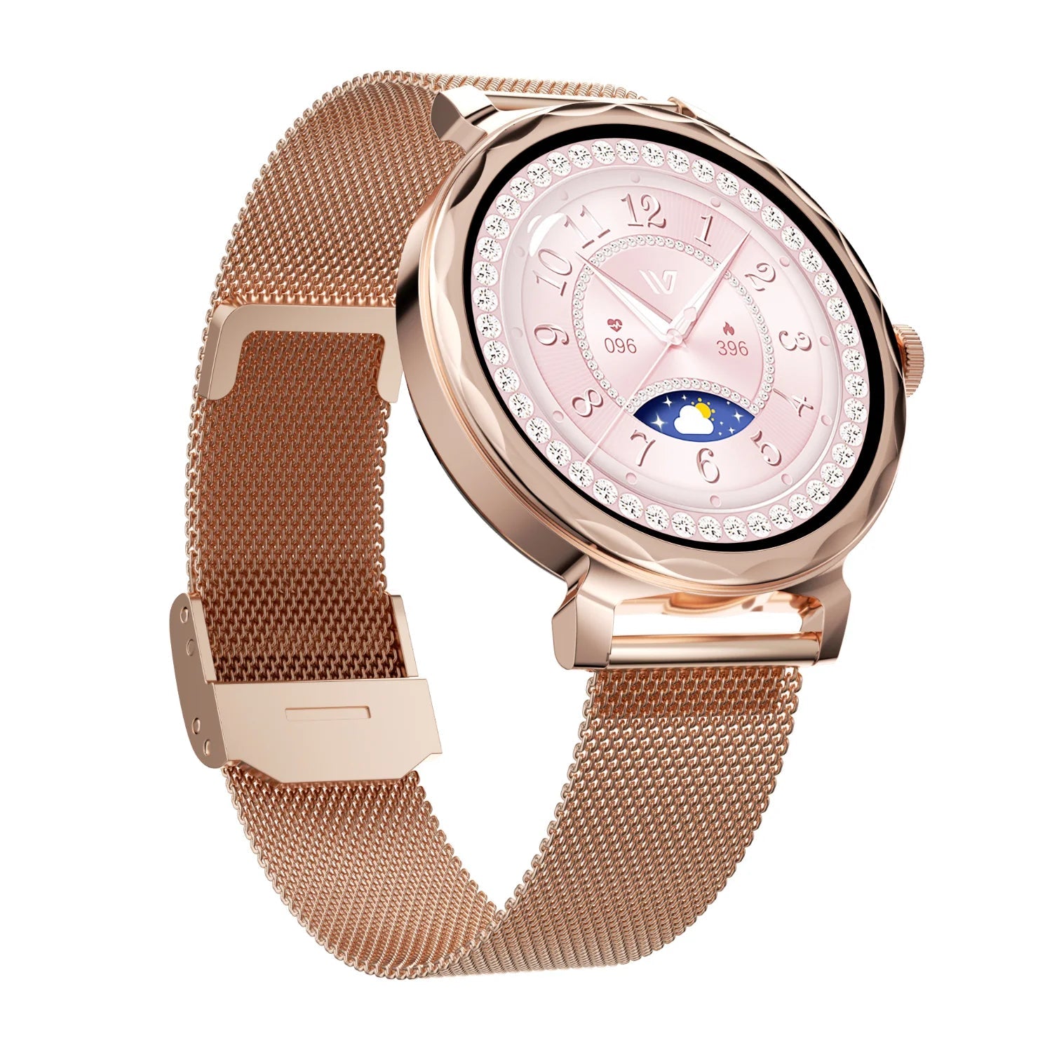 Weofly Lulu 2 Smartwatch (Silver, Gold)