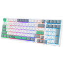 Onikuma G38 98 Keys RGB Wired Mechanical Keyboard Light Grey (Tea Axis)