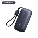 Baseus EnerFill FC21 Qpow 3 Ultra Digital Display Power Bank with Detachable Cable 10000mAh 22.5W (Nebula Pink, Galaxy Blue, Natural Titanium)