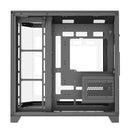 Coolman Zentra Luxe ATX Vision PC Case (Black, White)