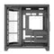 Coolman Zentra Luxe ATX Vision PC Case (Black, White)