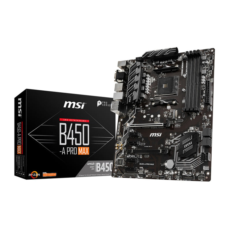 MSI B450-A Pro Max AM4 AMD Motherboard