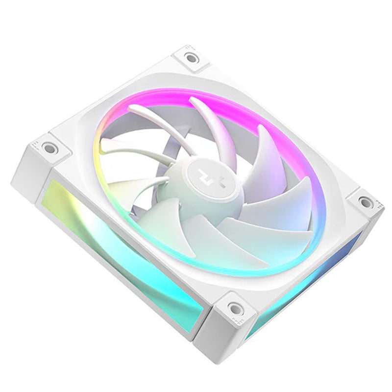 Deepcool FL12 120mm Unique ARGB Cooling Fan - 1-Pack (Black, White)