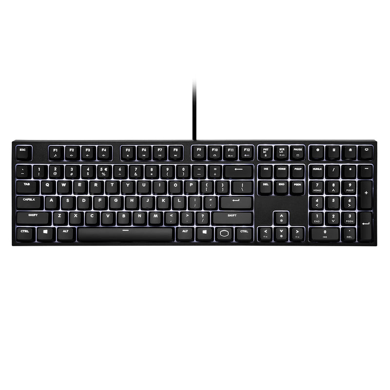 COOLER MASTER CK320 MECHANICAL GAMING KEYBOARD WITH CHERRY MX SWITCHES AND LED BACKLIGHTNING (CHERRY MX RED) - DataBlitz