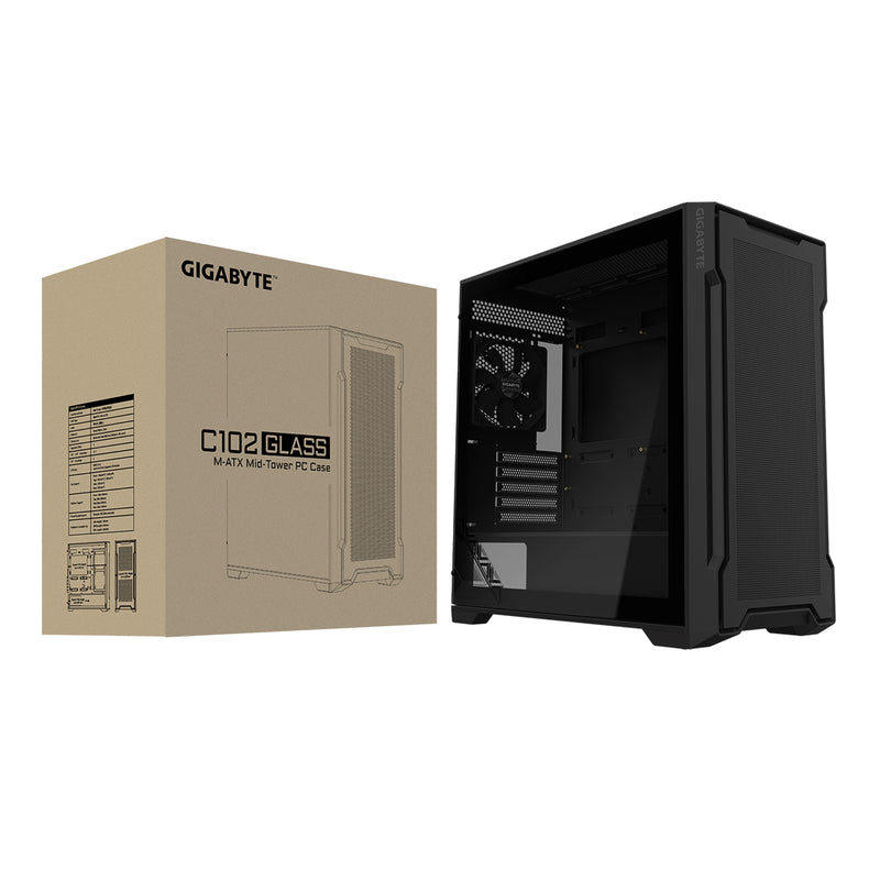 Gigabyte C102 Glass MiniGigabyte C102 Glass Mini ITX / Micro ATX Mid Tower ITX / Micro ATX Mid Tower