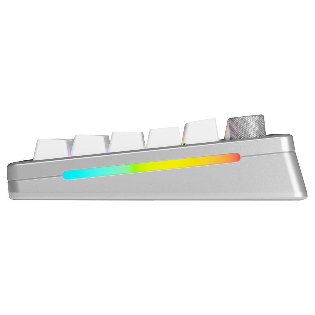 Glorious GMMK 3 Pro 75% Prebuilt Wireless Mechanical Gaming Keyboard (Silver)