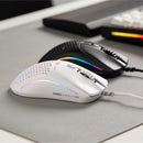 Glorious Model O 2 Mini Ultralight Ambidextrous RGB Wired Gaming Mouse (Black, White)