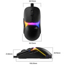 Glorious Model O3 Ultralight RGB Wired Gaming Mouse (Black) (GLO-O3-W-BLK)