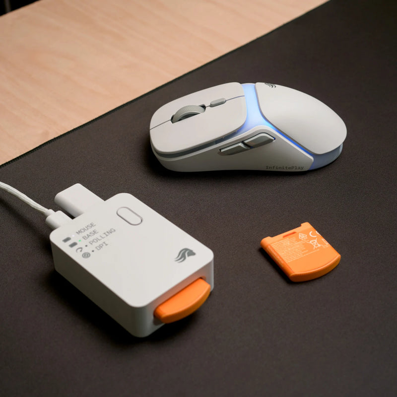 Glorious Model O3 8K Polling Ultralight RGB Wireless Gaming Mouse (Black, White) (GLO-O3-WL-BLK, GLO-O3-WL-WHT)