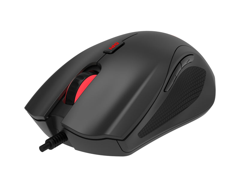 AOC GM200 FPS RGB Wired Gaming Mouse (Black) + Mouse Bungee