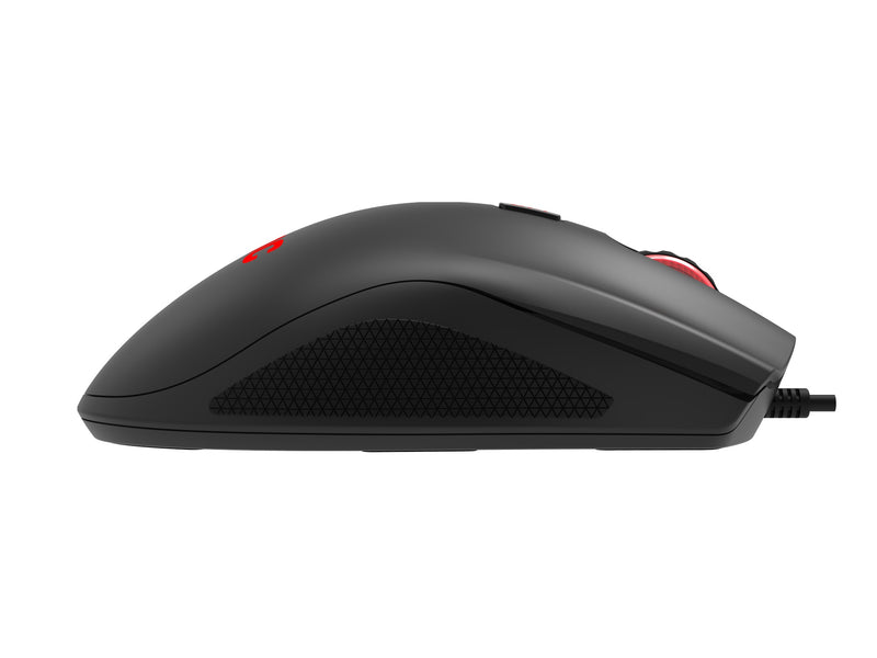 AOC GM200 FPS RGB Wired Gaming Mouse (Black) + Mouse Bungee