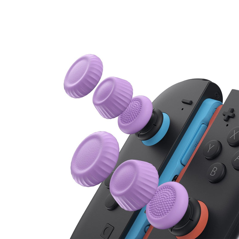 JSAUX Multi-Mode Thumb Grip Set for Nintendo Switch 2 (Black, Orange/Blue, Red/Beige, Green, Purple) (GP0404)