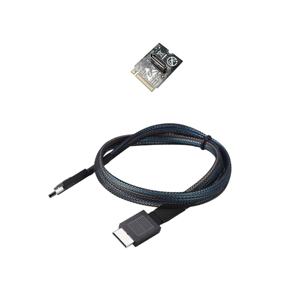 GPD Oculink Cable SFF-8611 + M.2 to Oculink 8612 Adapter Card for GPD G1 Graphics Card Expansion Dock