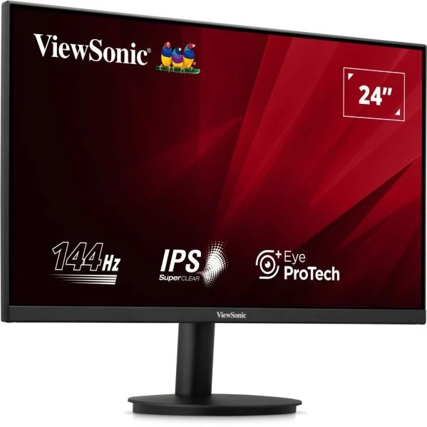 ViewSonic VA24G1-H 24" FHD (1920x1080) 144Hz IPS Monitor 1ms Response Time With Tilt Adjustment