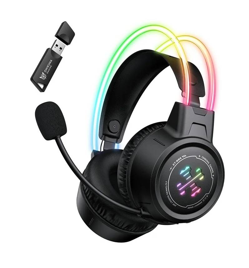 Onikuma GT889 Tri-Mode Gaming Headset (Black)