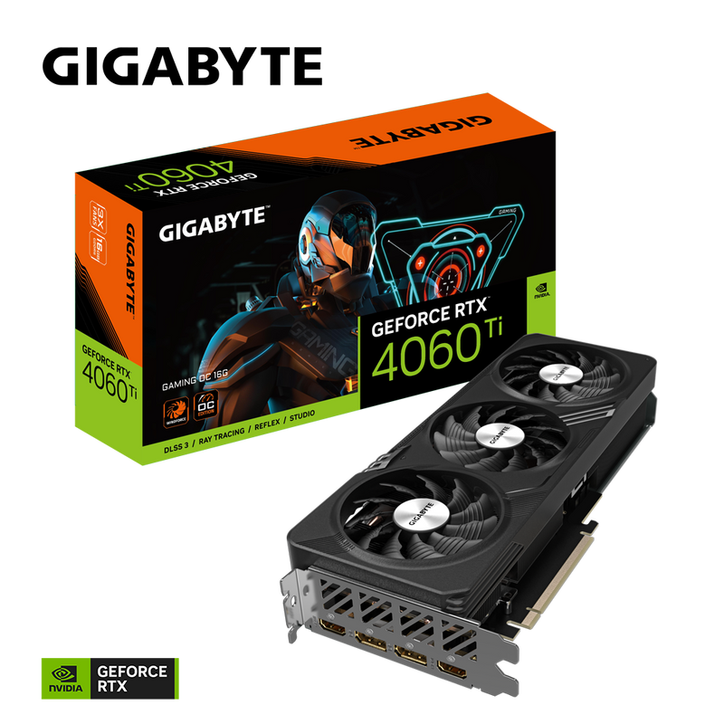 DataBlitz | Gigabyte GeForce RTX 4060 Ti Gaming OC 16GB GDDR6 Graphics Card