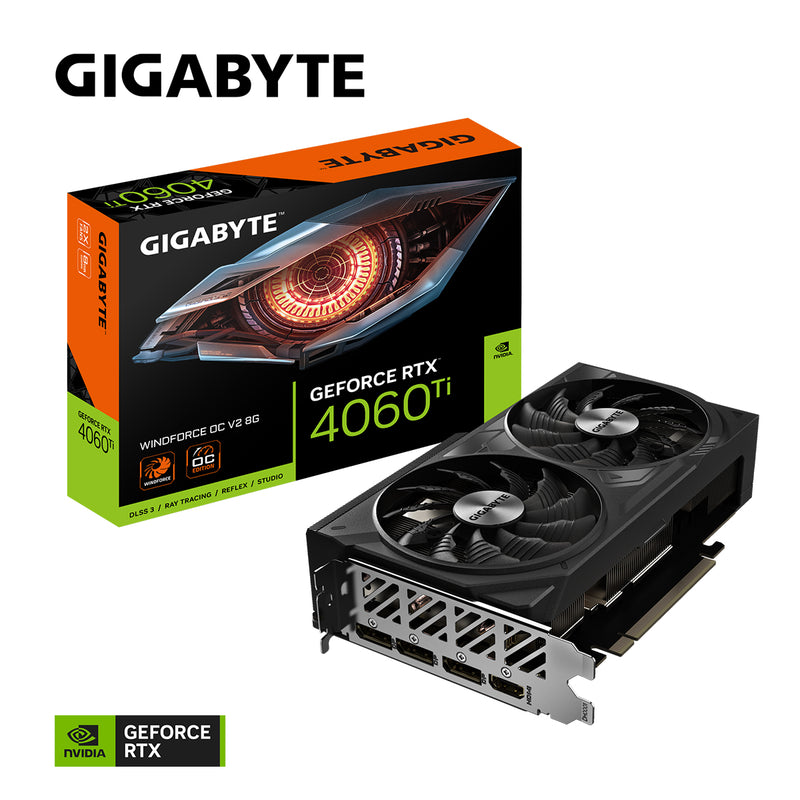 Gigabyte GeForce RTX 4060 Ti Windforce OC V2 8GB GDDR6 Graphics Card | DataBlitz