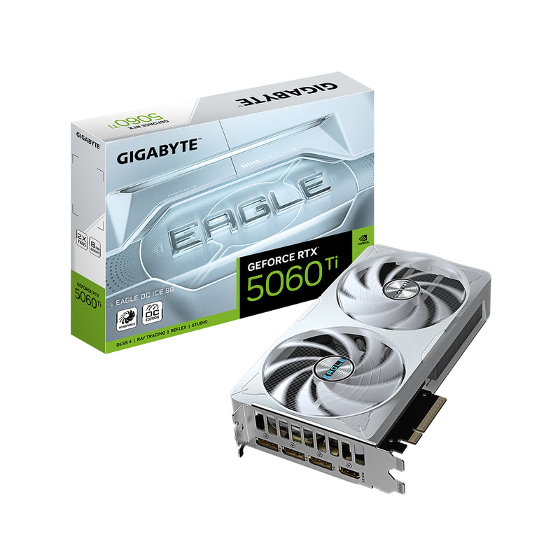 Gigabyte Geforce RTX 5060 Ti Eagle OC Ice 8GB GDDR7 Graphics Card