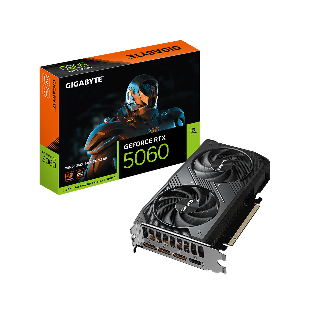 Gigabyte GeForce RTX 5060 Windforce Max OC V2 8GB GDDR7 Graphics Card