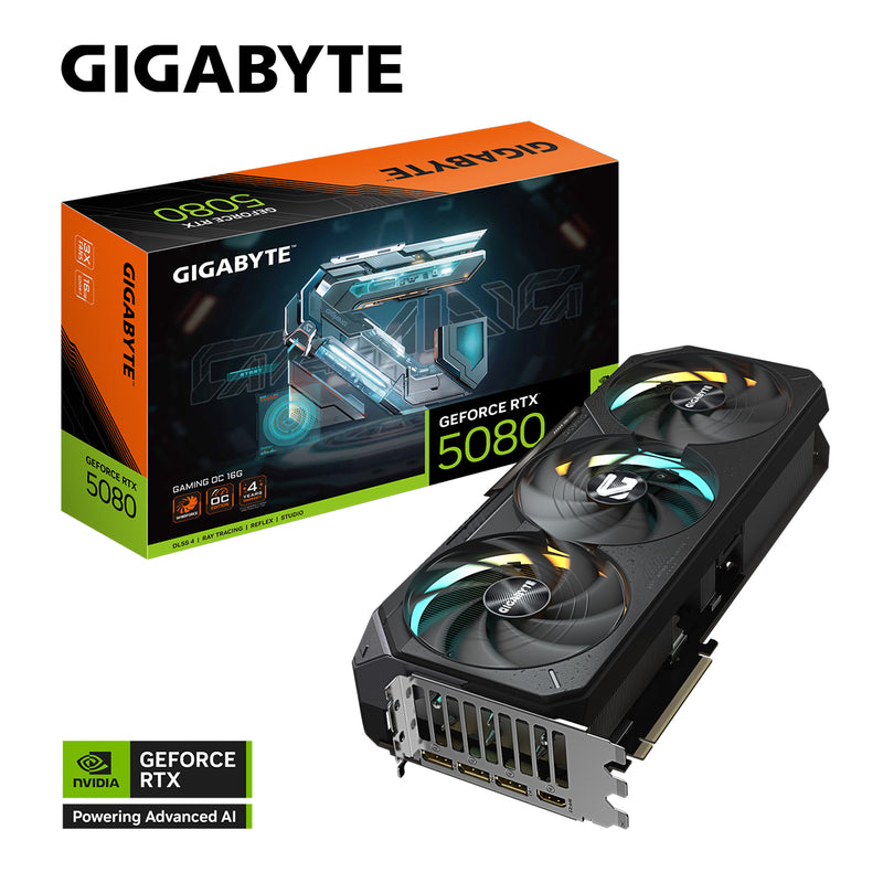 Gigabyte GeForce RTX 5080 Gaming OC 16GB GDDR7 Graphics Card
