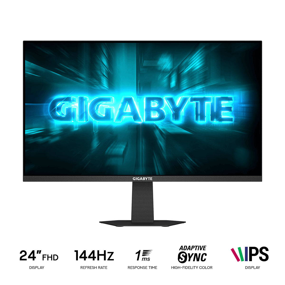 Gigabyte GS24F14 24" FHD (1920x1080) 144Hz 1ms MPRT IPS Gaming Monitor with Tilt Adjustment