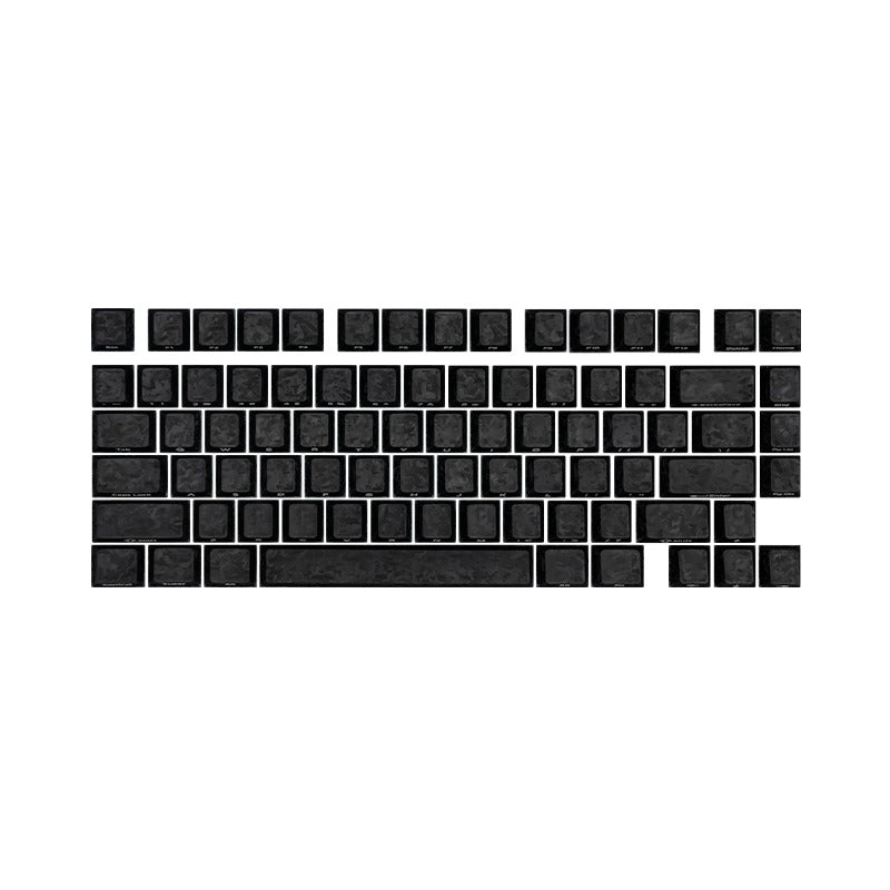 Akko Glassy Carbon Fiber Keycap Set Cherry Profile 126 Keys