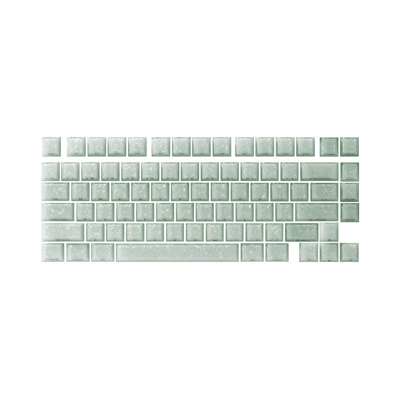 Akko Glassy Carbon Fiber Keycap Set Cherry Profile 126 Keys