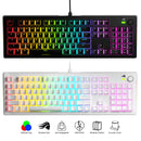 Glorious GMMK 3 100% Prebuilt Wired Mechanical Gaming Keyboard (Black, White)